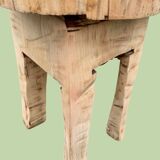 Old brutalist quadripod stool