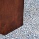 Pair of bedside tables from the 70s in rosewood stained oak veneer