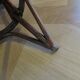 Set of 2 swivel bar stools / chairs - wood - cane - rattan - 80s