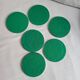 6 Coasters - Silver-plated coasters