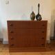 Commode scandinave en teck, 1960