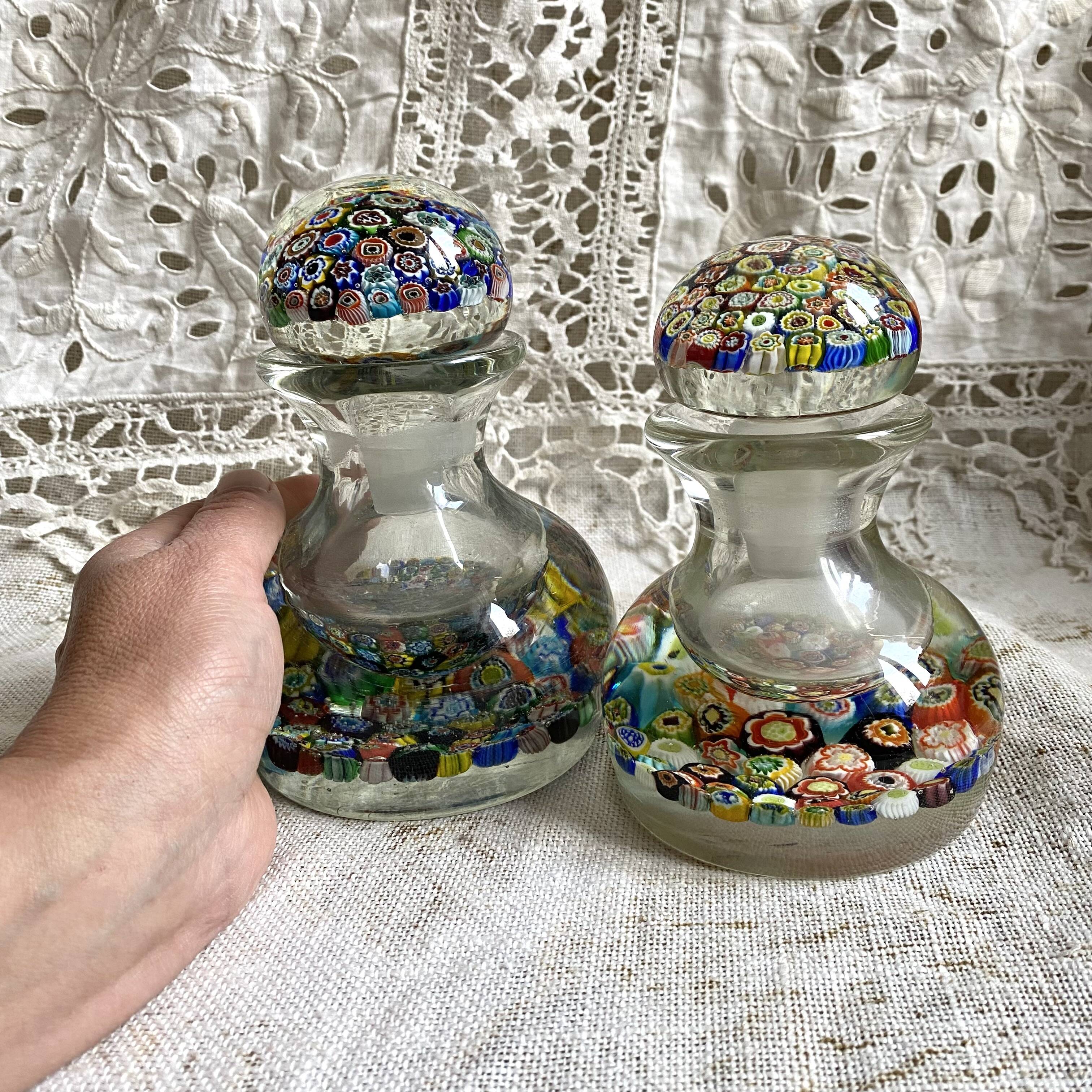 Murano Millefiori glass carafe