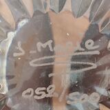 Ancien seau à champagne en cristal taillé main