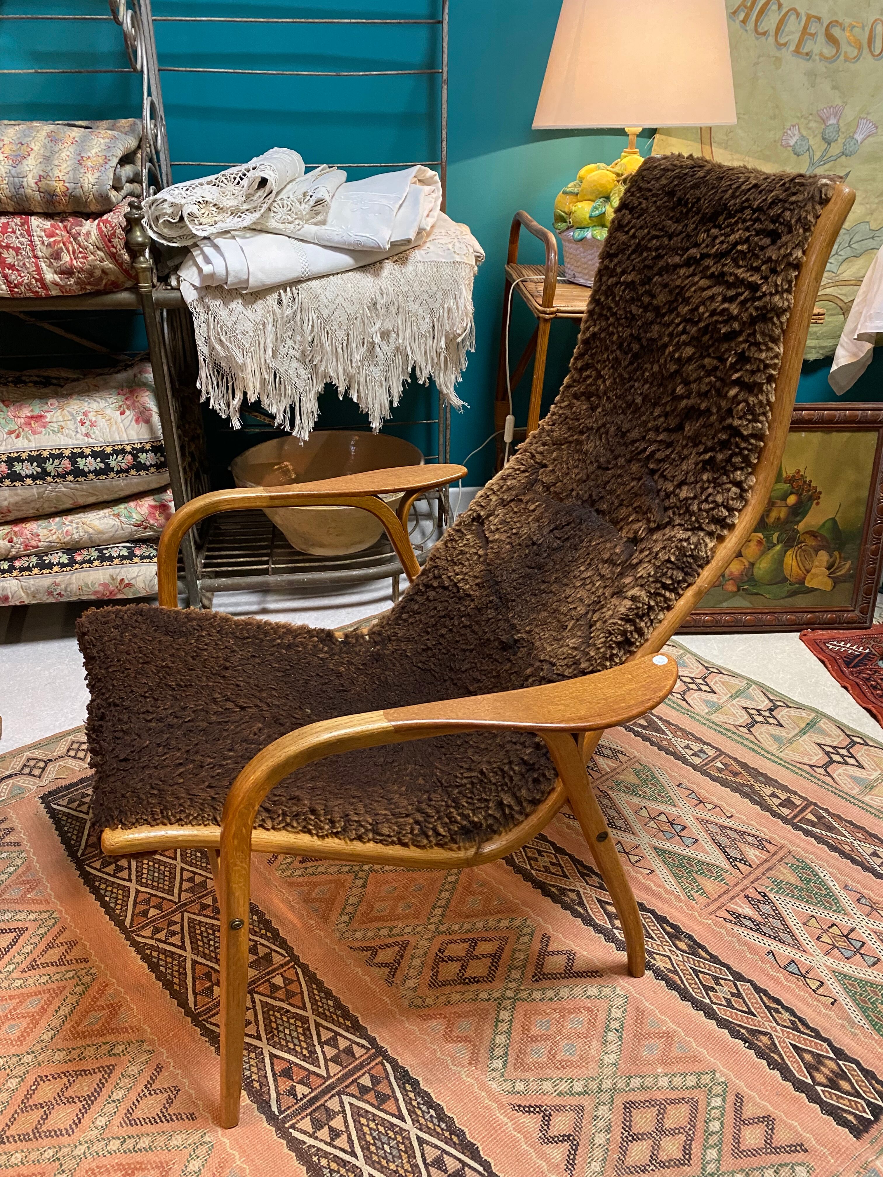 Scandinavian designer armchair Yngve Ekstrom 1960