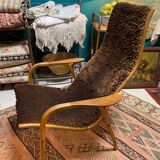 Fauteuil designer scandinave Yngve Ekstrom 1960