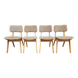 4 vintage Scandinavian chairs 1970