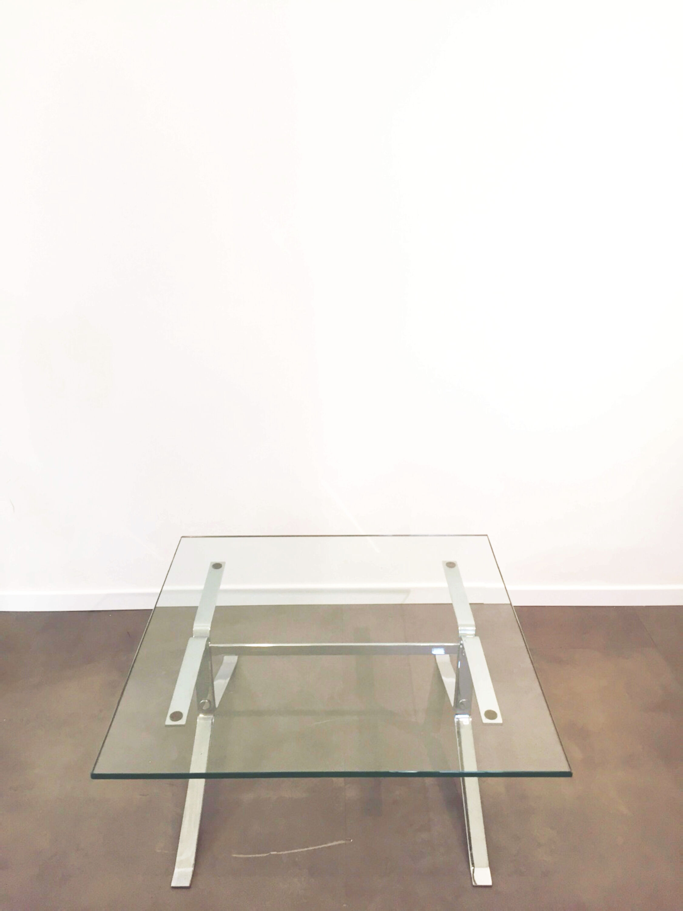 1963 Olivier Mourge's Jocker Glass Coffee Table