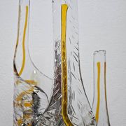 Mazzega floor lamp by Toni Zuccheri in Murano glass 1970s