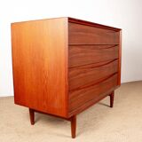 Danish teak chest of drawers, 4 drawers by Arne Vodder for Sibast 1960.