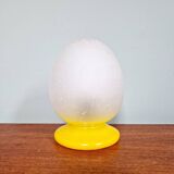 Bubble glass egg table lamp, 1970s