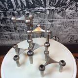 5 modular candle holders Nagel Bmf 1960s