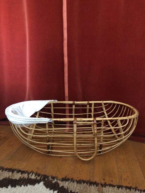 Berceau bébé osier