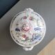Sarreguemines glazed earthenware soup tureen, Rouen model - dishwasher safe