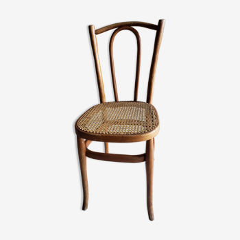 Ancienne chaise cannée desloges 39