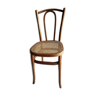 Ancienne chaise cannée desloges 39