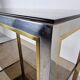 Vintage brass and chrome shelves, 1970s