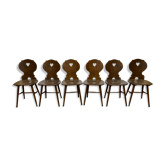 Lot de 6 chaises de montagne