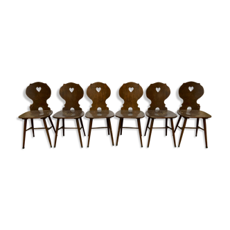 Set of 6 mountain chairs