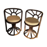 Bamboo chairs 80s