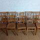 Ensemble de 10 chaises bistrot années 1950-60 vintage Luterma