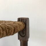 Old Provençal-style mulched tripod stool