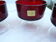 Service of 6 luminarc rubies 70s cups