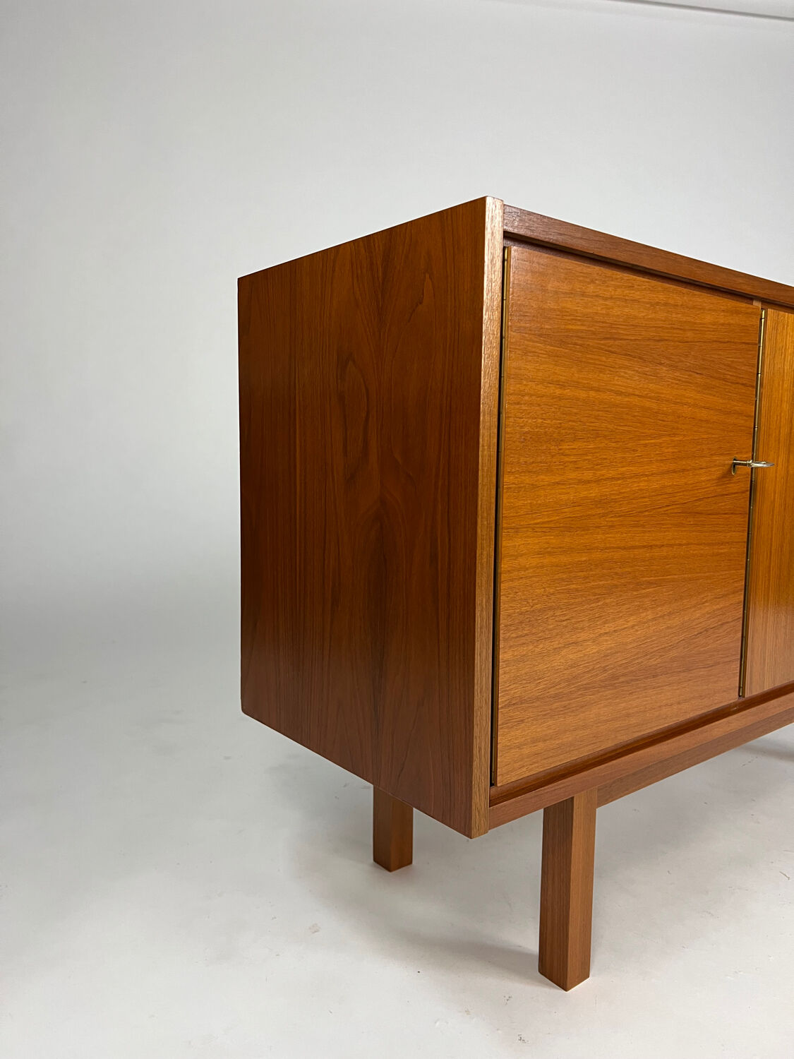 Vintage teak sideboard HiFi cabinet 60s 70s mid-century cupboard