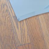 Beveled bluish mirror 58x44cm