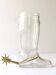 Pichet Bottine Carl Auböck, Vase, Drinking Glass with Brass Spur, Austria, 1950s