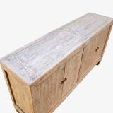 Chinese sideboard in natural elm