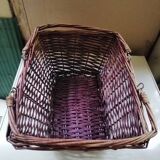 Vintage wicker picker basket