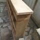 Vintage pitch pine furniture, 30 lockers, 1 niche.