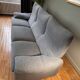 Maralunga 3-seater sofa Cassina (Vico Magistretti) grey wool fabric