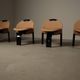 Set of eight ‘Sail’ dining chairs by Giovanni Offredi for Saporiti Italia, 1973
