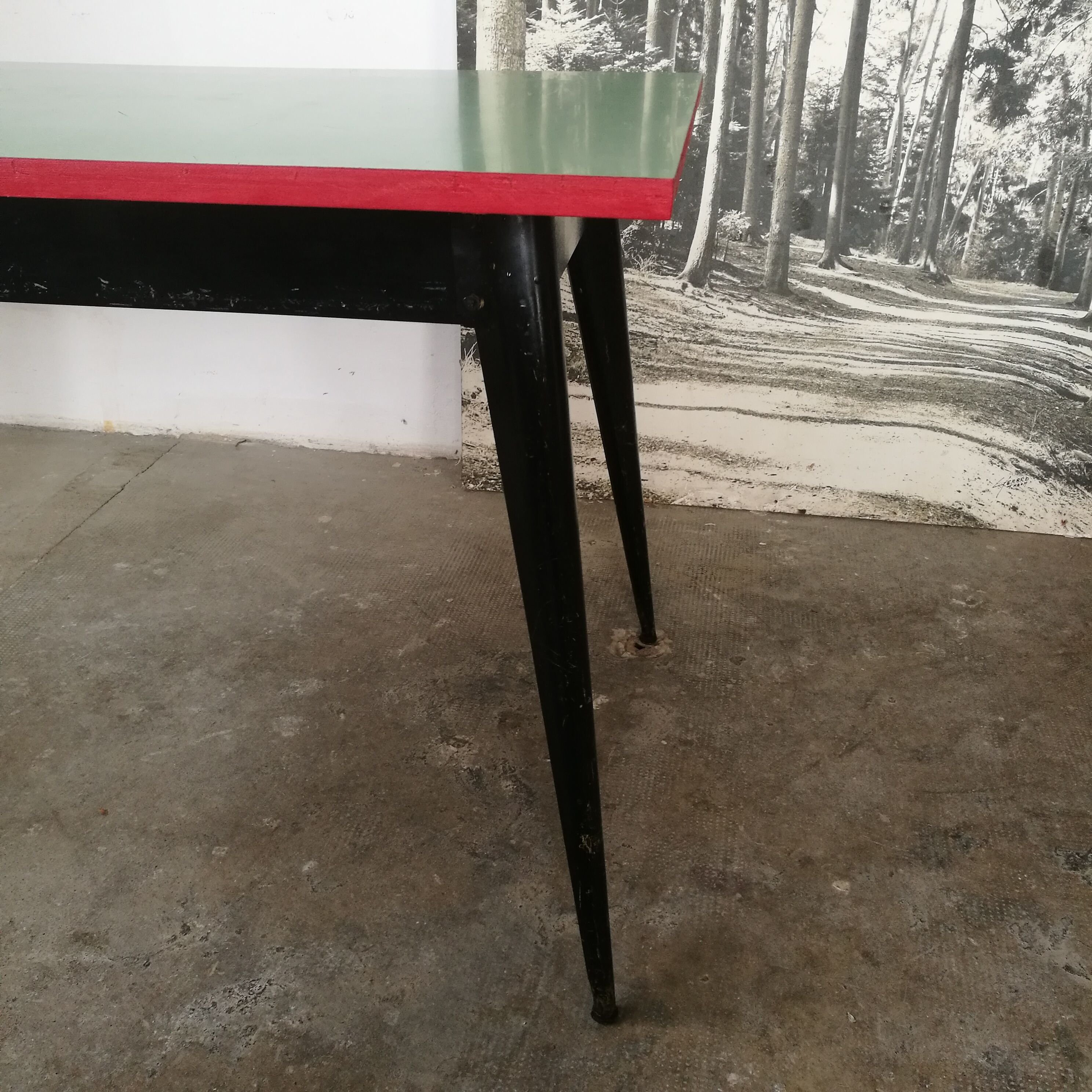 Tolix table by Xavier Pauchard