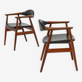 paire de fauteuils du milieu du siècle par Erik Kirkegaard pour Glostrup (Danemark, années 1960).