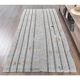 1970s Turkish Handmade Wool Kilim Striped Runner Rug 131x260
