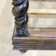 Louis XIII four-poster bed in walnut and poplar