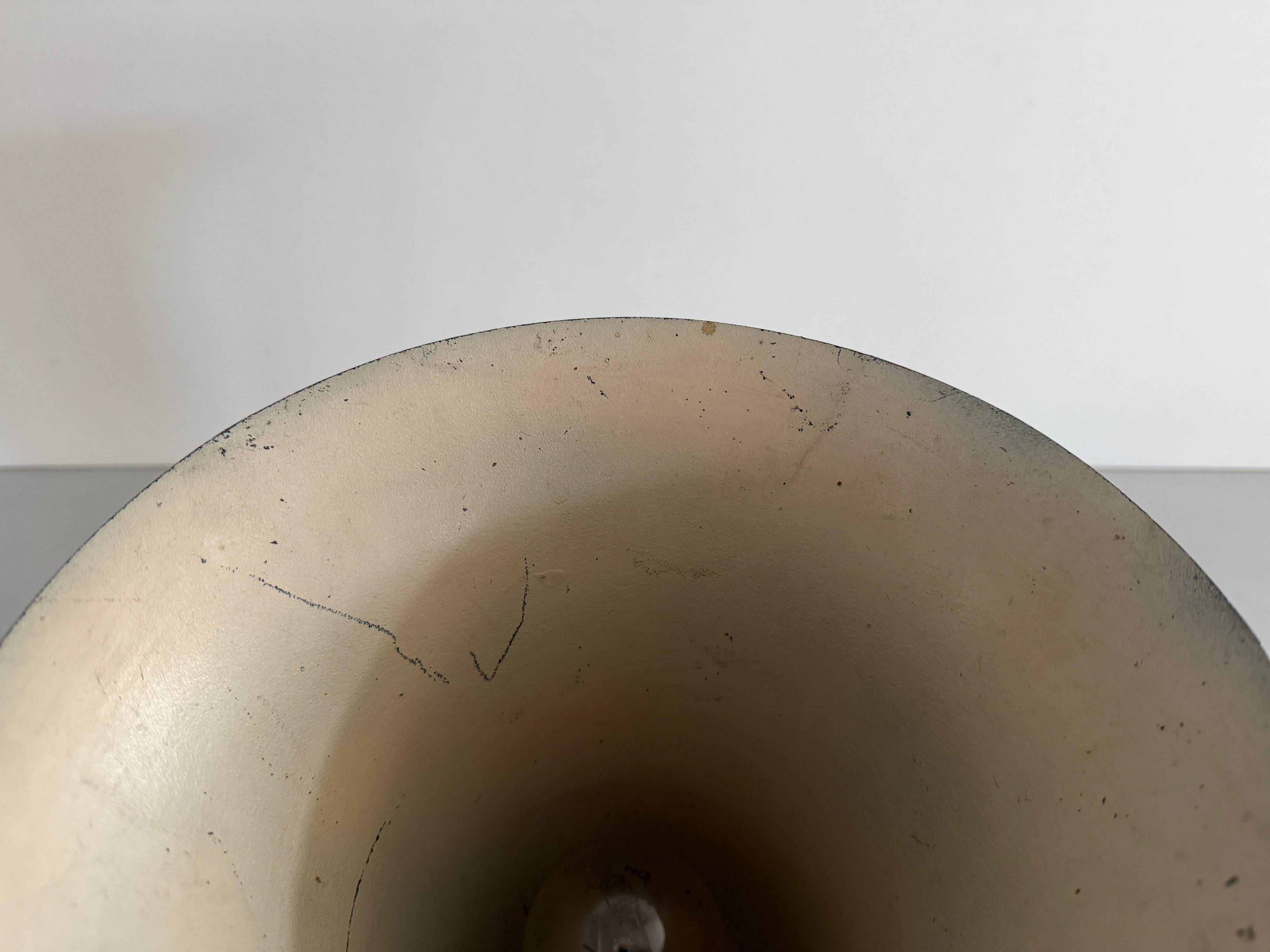Art Deco conical table lamp in brass by Mazda, 1940s, France