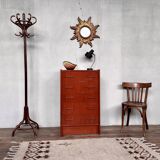 Commode chiffonnier semainier vintage teak 1950