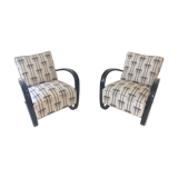Pair of H269 armchairs – Jindrich Halabala