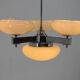 Art deco chandelier by zukov, 1940s