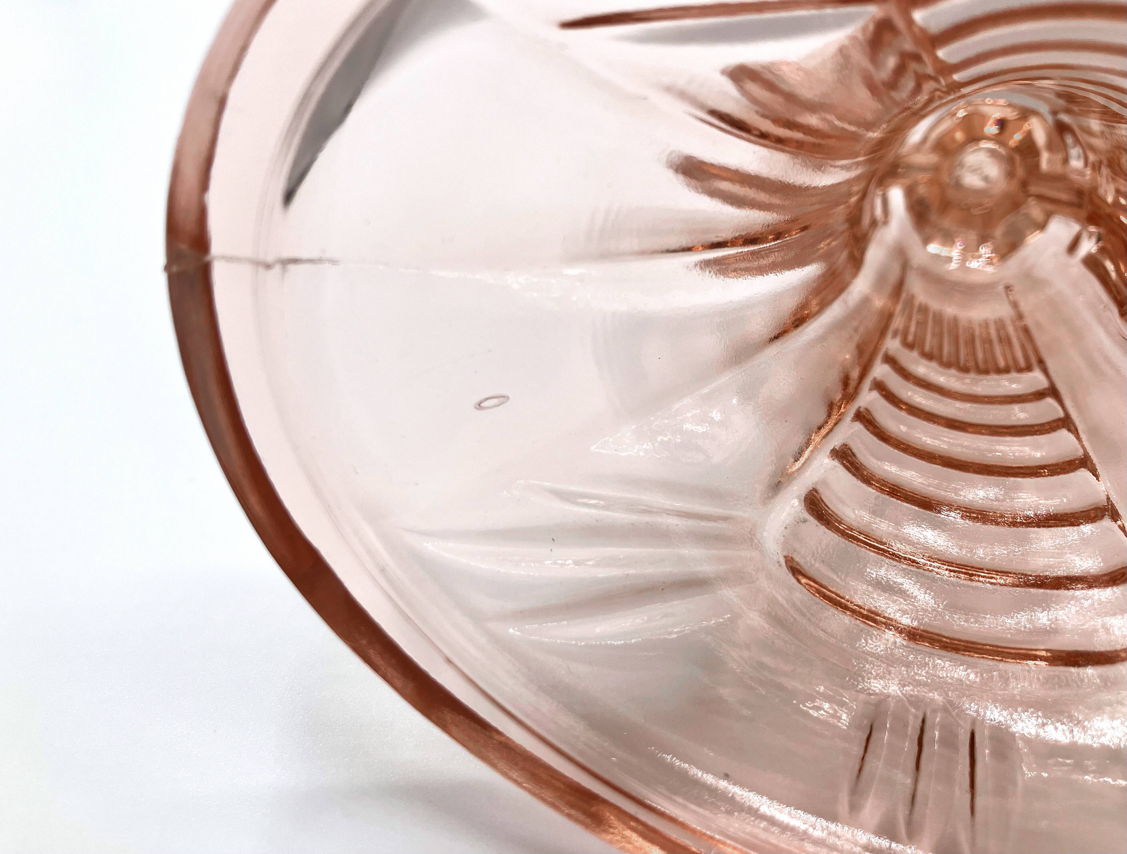 2 Luxval candlesticks • Victoria model • Val Saint Lambert • 1935