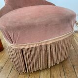 Old pink toad chair