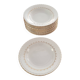 12 vintage L'Amandimoise soup plates