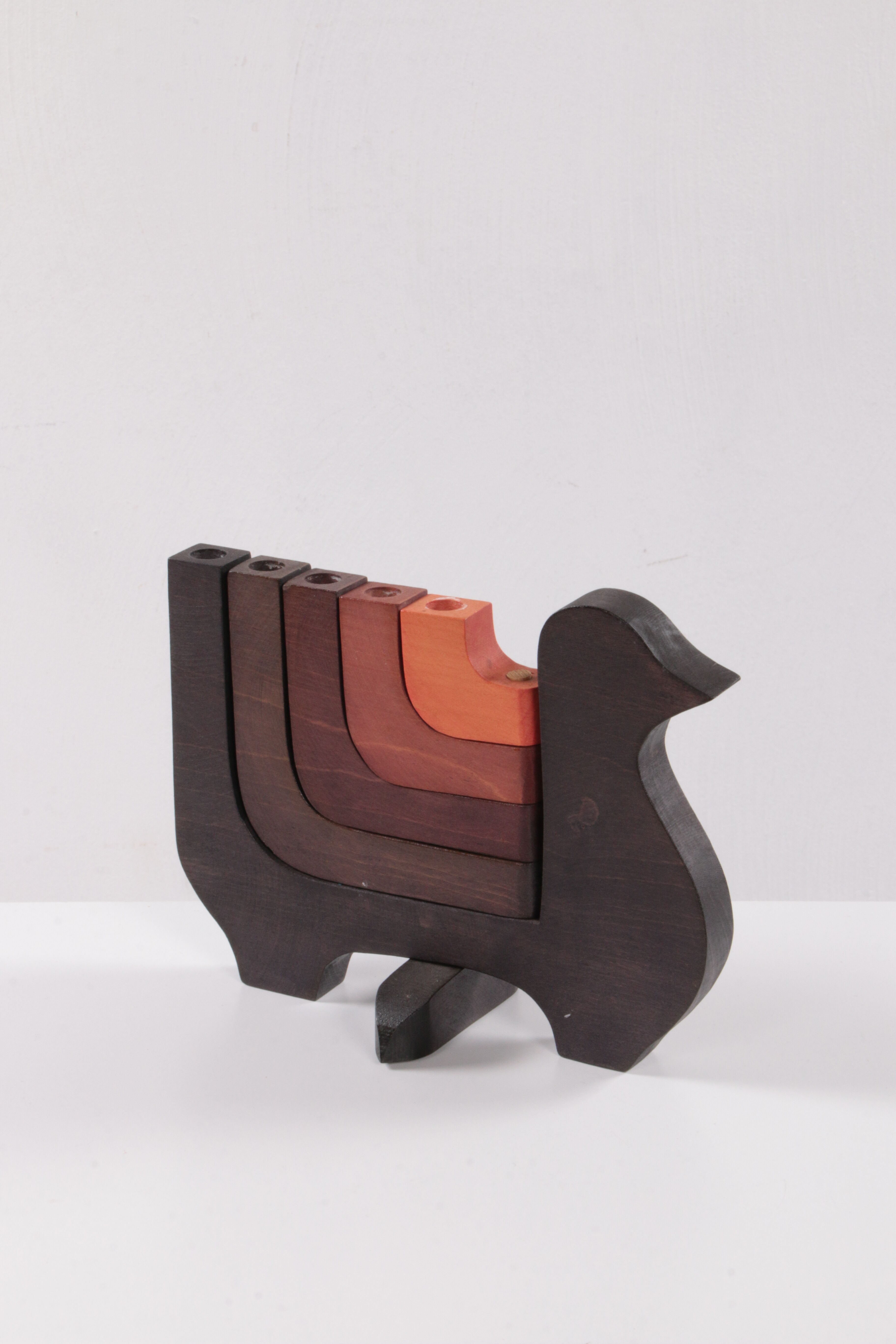 Handmade candle holder design by Don Shoemaker, 1970 Mexico