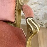 Paire de fauteuils cabriolet Louis XV