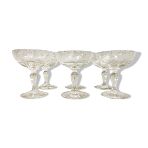 6 coupes à champagne