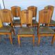 6 art deco chairs