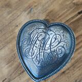 Crystal and silver jewelry box.